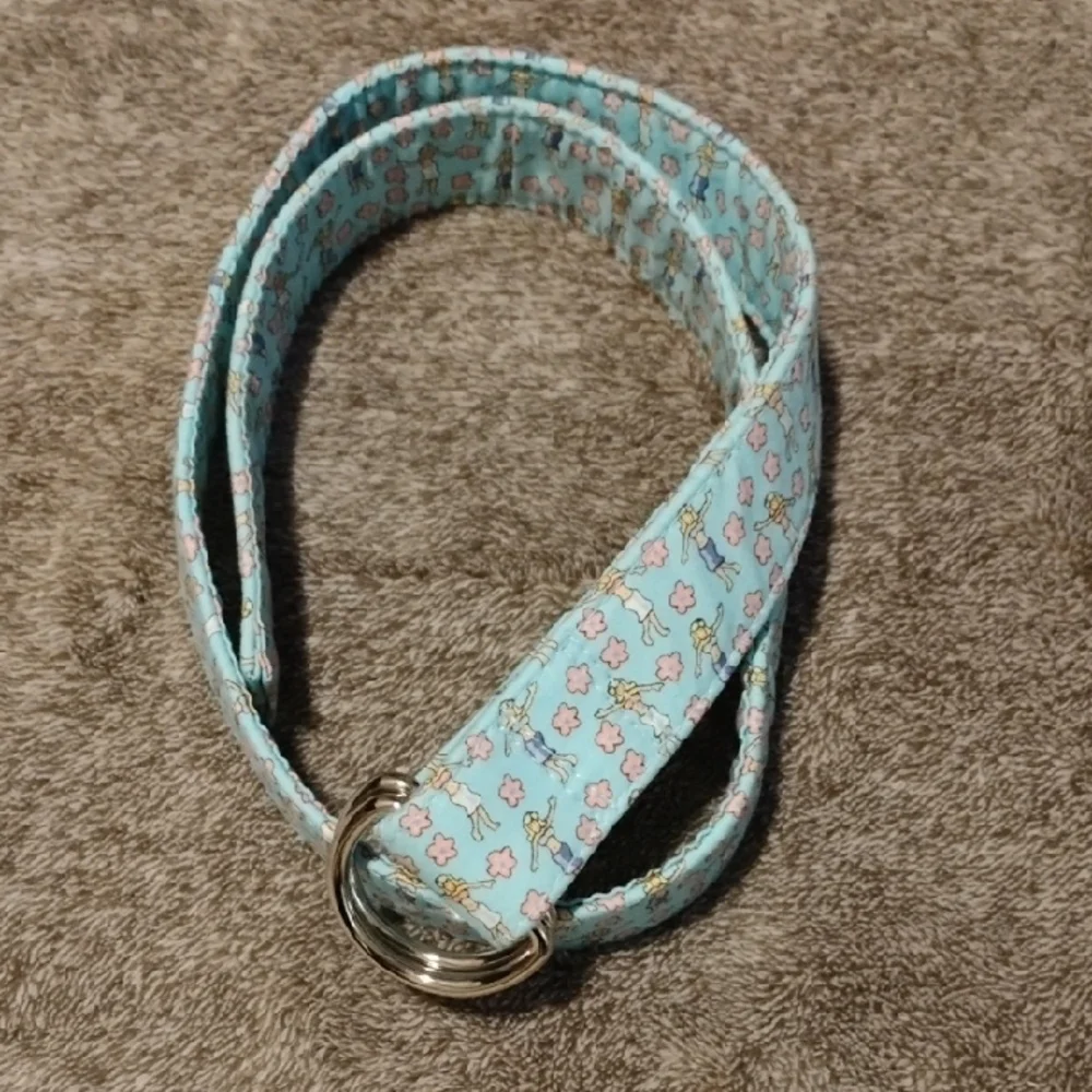 Vineyard Vines Hula Girl Clearwater Ribbon Belt Size M